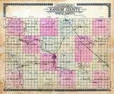 Ransom County Outline Map, Ransom County 1910